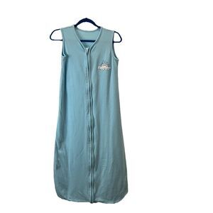 DaysU Cotton Baby Sleep Sack Dino Sleeveless Gown Size XL Pajamas Blue Dinosaur